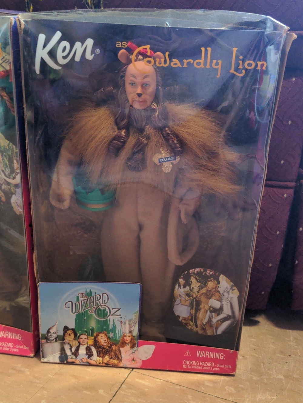 Cowardly Lion And Scarecrow Collectible Dolls - Brown -Wizard Of Oz